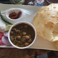 Chole Bhatura: so good!  at Kokum Bistro in Jaipur