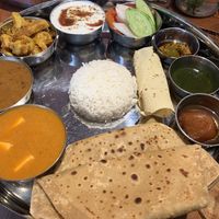 North Indian Thaali at Kokum Bistro in Jaipur