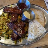 Appalachian Trail with tempeh bacon (aka best tempeh bacon ever! ) at Green Sage Cafe - Broadway in Asheville