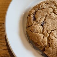 Vegan chocolate chip cookie at Green Sage Cafe - Broadway in Asheville