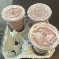 Strawberry Field Smoothies  at Green Sage Cafe - Broadway in Asheville