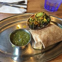 Breakfast burrito at Green Sage Cafe - Broadway in Asheville