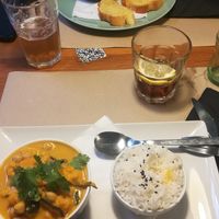 Chilisimcarne, Curry at Cafe Madrigal in Valencia