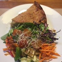 Quiche at Cafe Madrigal in Valencia