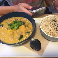 Red curry at Cafe Madrigal in Valencia