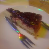 Cheesecake (cashew) at Cafe Madrigal in Valencia