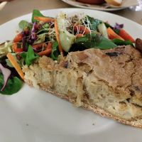 Excellent quiche! at Cafe Madrigal in Valencia