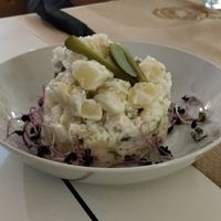 German potato salad at Cafe Madrigal in Valencia