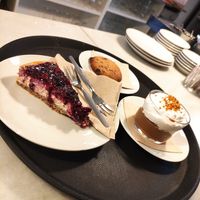 Some of the sweet options at Cafe Madrigal in Valencia