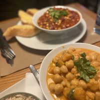 Curry and chilli   at Cafe Madrigal in Valencia