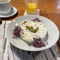 Ensalada de patatas at Cafe Madrigal in Valencia