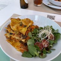 Lasagna   at Cafe Madrigal in Valencia