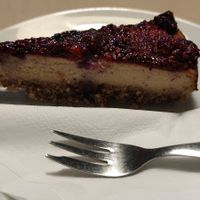 Best cheesecake in Valencia! at Cafe Madrigal in Valencia