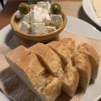 Brot con feta queso   at Cafe Madrigal in Valencia