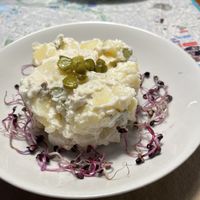 German Potato Salad  at Cafe Madrigal in Valencia