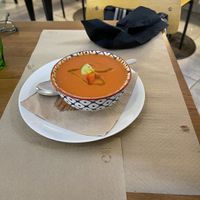 Gazpacho   at Cafe Madrigal in Valencia