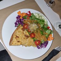 Quiche at Cafe Madrigal in Valencia