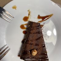 Chocolate cake   at Cafe Madrigal in Valencia