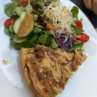 Quiche was amazing!  at Cafe Madrigal in Valencia