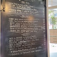 Menú at Cafe Madrigal in Valencia