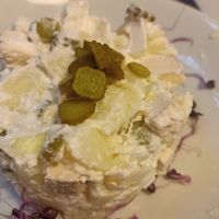 Ensaladilla alemana at Cafe Madrigal in Valencia