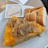 Tortilla with cheese,chorizo and onionn  at Cafe Madrigal in Valencia