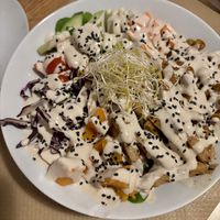 Shoarma Bowl  at Cafe Madrigal in Valencia