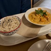 Curry rojo  at Cafe Madrigal in Valencia