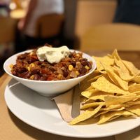 Chili sin carne   at Cafe Madrigal in Valencia