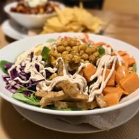 Shoarma bowl   at Cafe Madrigal in Valencia