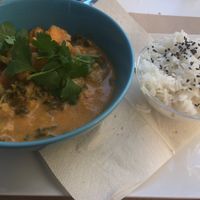 Curry at Cafe Madrigal in Valencia