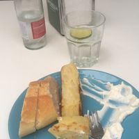 Spanish tortilla!!!  at Cafe Madrigal in Valencia