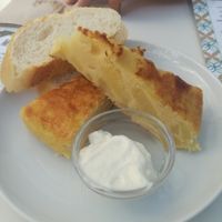 Tortilha de batata com alioli at Cafe Madrigal in Valencia