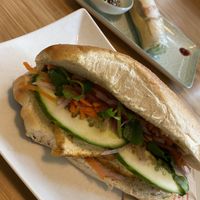 Bahn mi & spring roll  at Banh Mi in Vienna