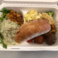 Tasty take out  at Cafe Kombucha in Elgin