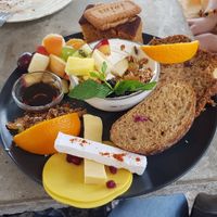 Dutch breakfast (vegan)  at Jorden ar bla som en apelsin in Uppsala