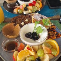 North American style (can be made vegan) at Jorden ar bla som en apelsin in Uppsala