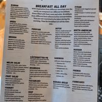 Food menu September 2024 (English version) at Jorden ar bla som en apelsin in Uppsala