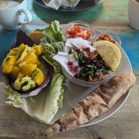 Vegan Peruvian at Jorden ar bla som en apelsin in Uppsala