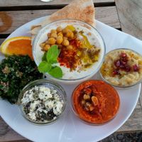 Syrian Breakfast at Jorden ar bla som en apelsin in Uppsala