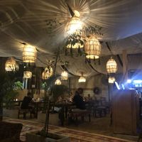 Restaurant interior at Pasha in Tulum