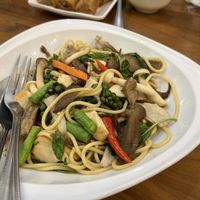 Spaghetti Kii Mao (Spaghetti with spicy sauce) 60Thb  at L'Orangerie in Bangkok