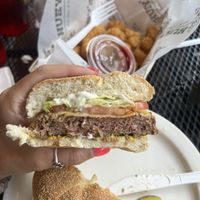 vg beyond burger  at Huey's in Memphis