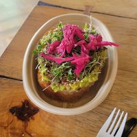 Avo toast - my partner loved it at The Neighborhood in Paso Robles