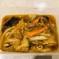 Layered Bean Curd Skins Tom Yum style at Bodhi Garden in Orange