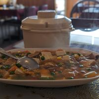 Spicy tofu at Bodhi Garden in Orange