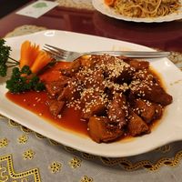 Glazed Soy nuggets at Bodhi Garden in Orange