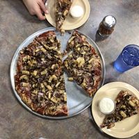 Vegan chicken at Bossman's Pizza in San Jose
