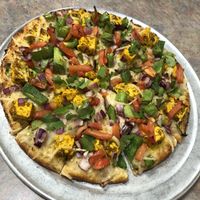Tofu tikka  at Bossman's Pizza in San Jose