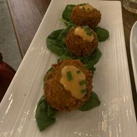 Stuffed Crumbed Mushrooms  at BKA Vegan in Burleigh Heads